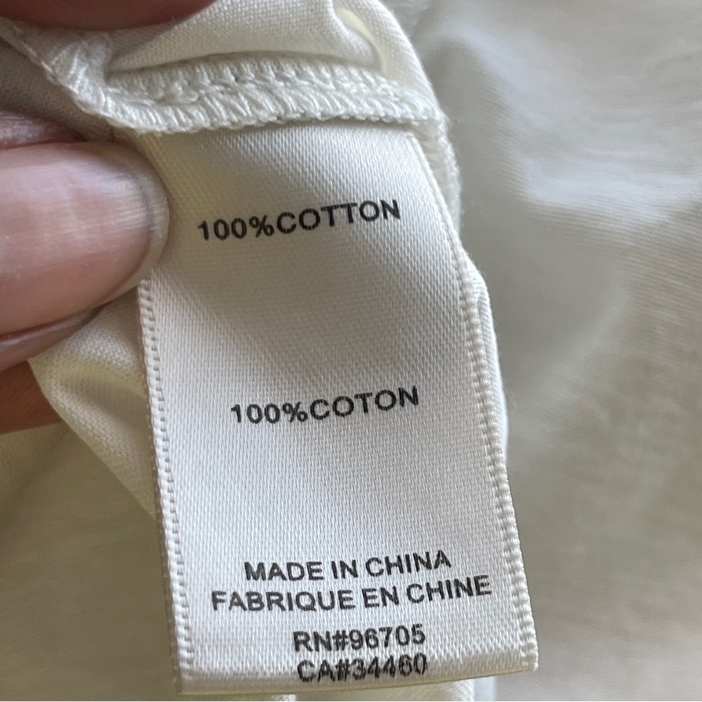 REBECCA TAYLOR | White Mixed Media Peplum Top Sz M - Picture 8 of 8